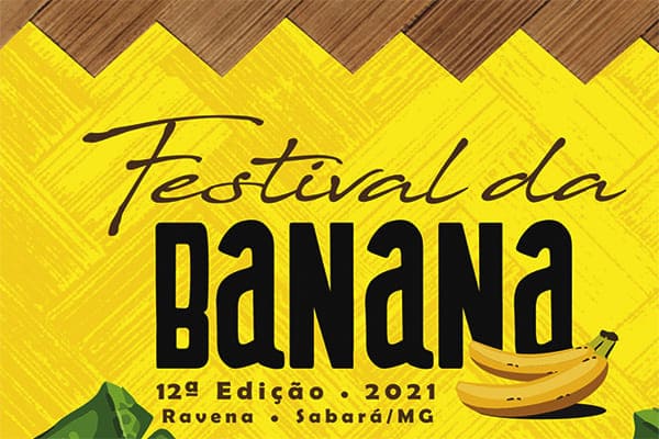 Festival da Banana acontece nos próximos dias 6 e 7 em Sabará