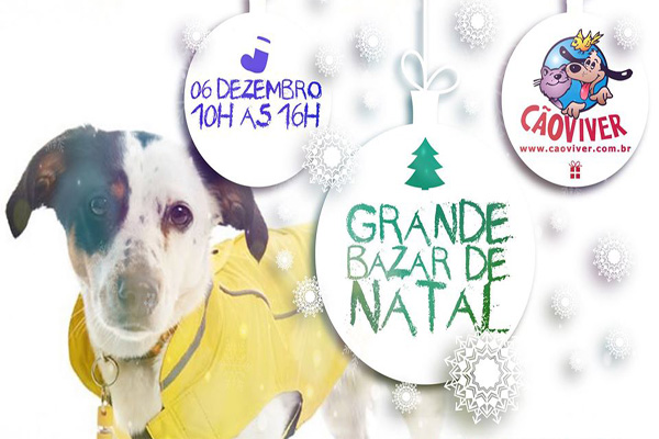 ONG Cão Viver promove Bazar de Natal