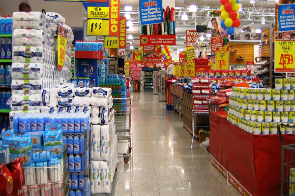 Apesar da crise, supermercados crescem 1,58% no trimestre, em Minas