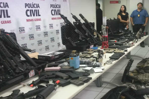 Polícia prende suspeito de atuar em fábrica clandestina de armas e munições