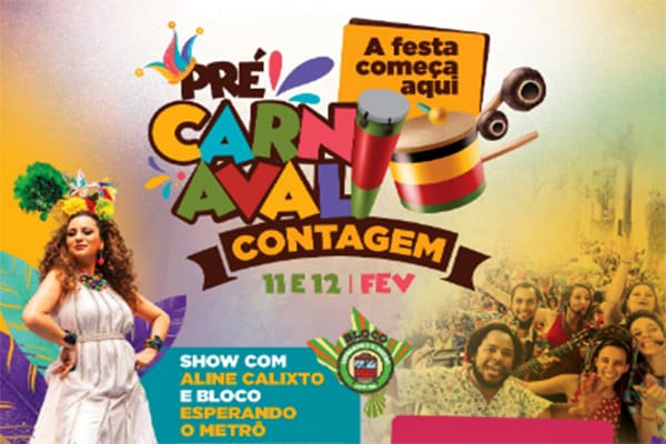 Pré-Carnaval de Contagem será na praça da Glória