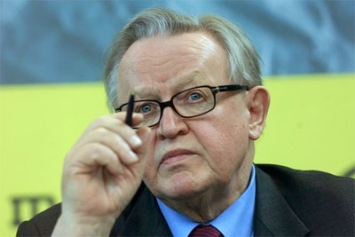 Nobel da Paz vai para ex-presidente finlandês.