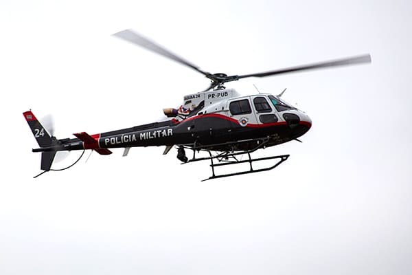 Helicóptero da PMSP encontra helicóptero perdido