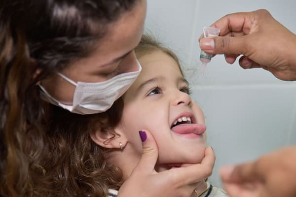 Prorrogada campanha de vacinação contra Poliomielite e Multivacinação 
