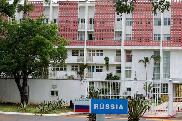 Embaixada da Rússia, no Brasil, recebe ameaça de bomba
