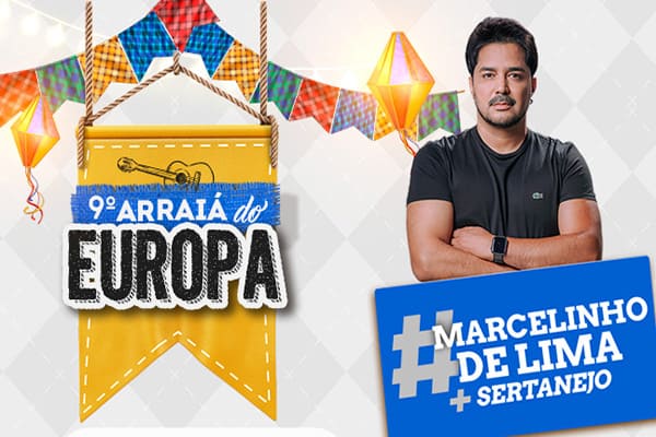 9º Arraiá do Europa terá Marcelinho de Lima