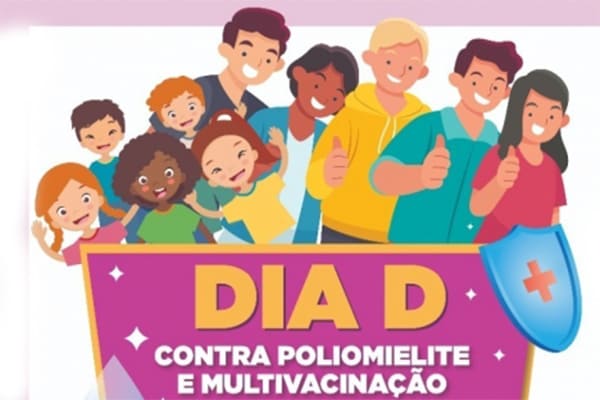 Sábado (20), Dia D de Vacinação em Contagem, polio e multivacinação 