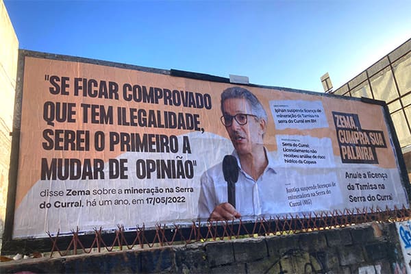 Ambientalistas cobram promessa do governador de Minas