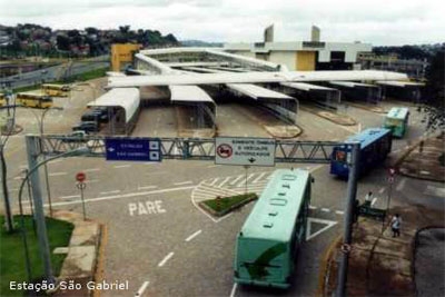 Estação São Gabriel atua como terminal rodoviário esta semana