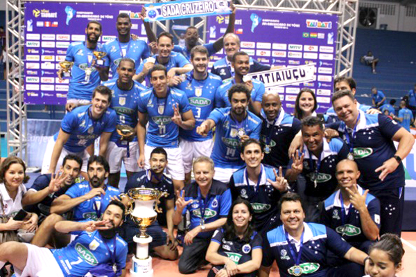 Sada Cruzeiro vence decisão Sul-Americana e conquista tricampeonato