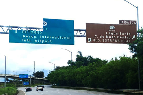 Acessos ao Aeroporto de Confins terão restrições temporárias de tráfego