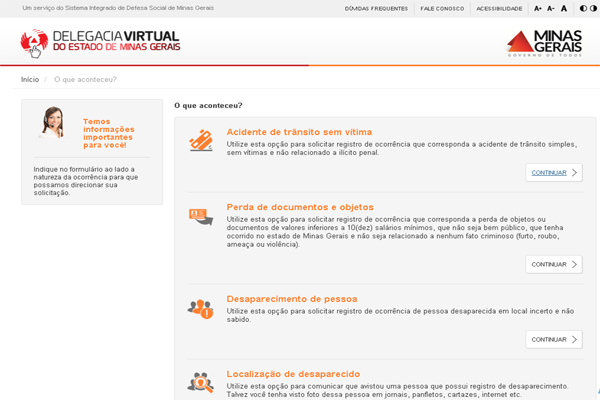 Contagem é o terceiro município que mais utiliza a Delegacia Virtual em Minas