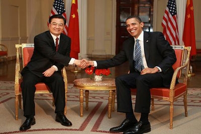 Hu Jintao tenta convencer EUA de que economia chinêsa não é ameaçadora