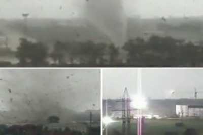 Tornado causa destruição na Rússia