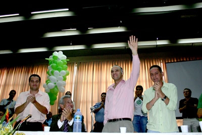 Partido Verde apresenta seus candidatos majoritários.
