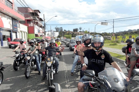 Festa em comemoração ao Dia do Motociclista