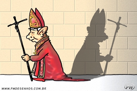 Papa sai do Vaticano a francesa