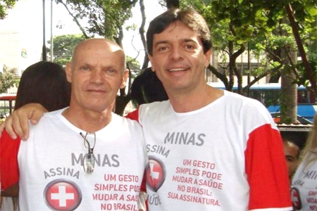 Vereador Eduardo Sendon (PSDB) representa Contagem na campanha “Assine + Saúde”
