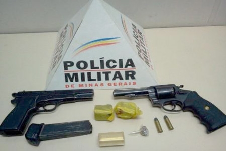 Drogas e armas são encontradas no Bairro Retiro/Contagem