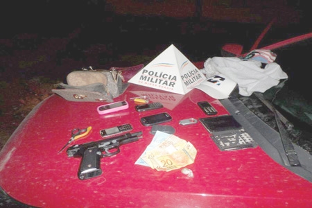  Polícia prende quadrilha que realizava assaltos em Contagem