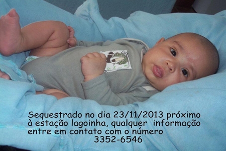 Bebê desaparecido no centro de BH possivelmente está no Rio de Janeiro