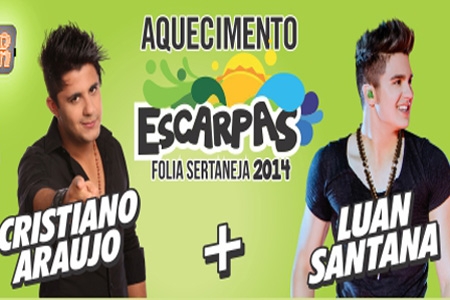 Shows de Luan Santana e Cristiano Araujo são adiados para domingo (16)