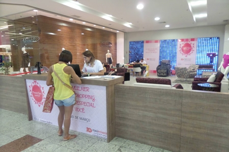 Itaú Power Shopping oferece espaço exclusivo para as mulheres 