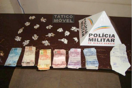 PM prende autores de tráfico de drogas em Contagem