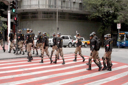 Polícia Militar prende 16 pessoas durante operação da Copa