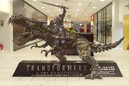 Espaço temático do filme Transformers está no Shopping Contagem