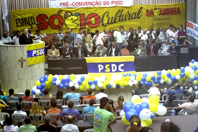 PSDC – Partido Social Democrata Cristão realiza sua pré-convenção.