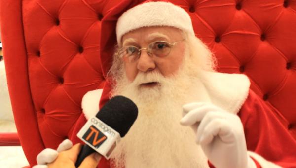 Papai Noel chegou ao ItaúPower Shopping e deu o recado