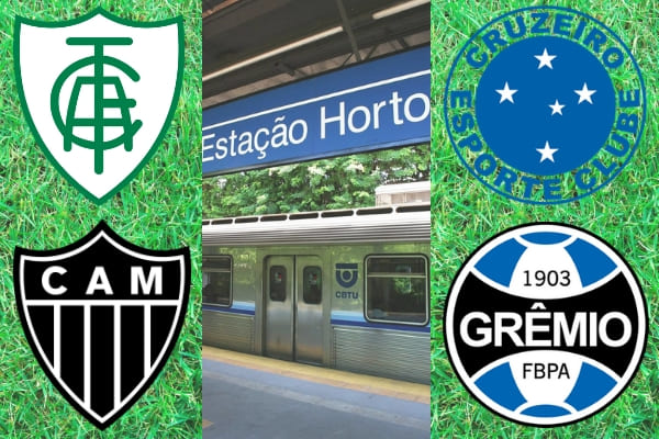 Metrô terá reforço para jogos de times mineiros no Brasileirão