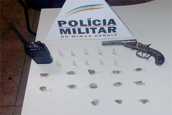 PM encontra arma e drogas no Novo Progresso