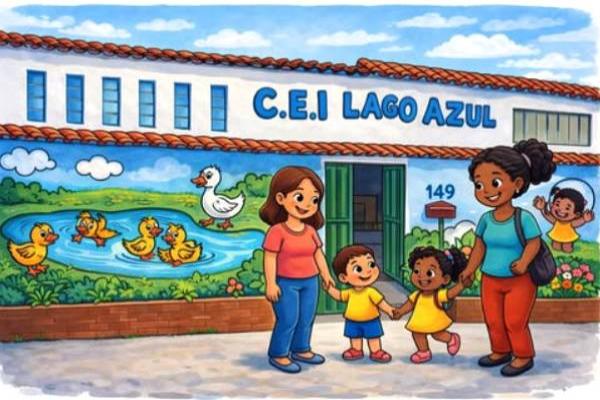 Volta às aulas com horário reduzido revolta mães no CEI Lago Azul, Contagem