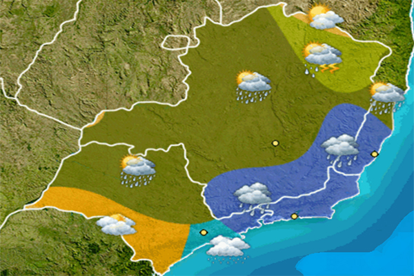 Massa de ar polar provoca queda nos termômetros em Minas Gerais