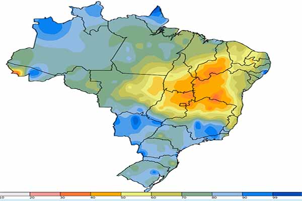 Quinta-feira será chuvosa em Contagem