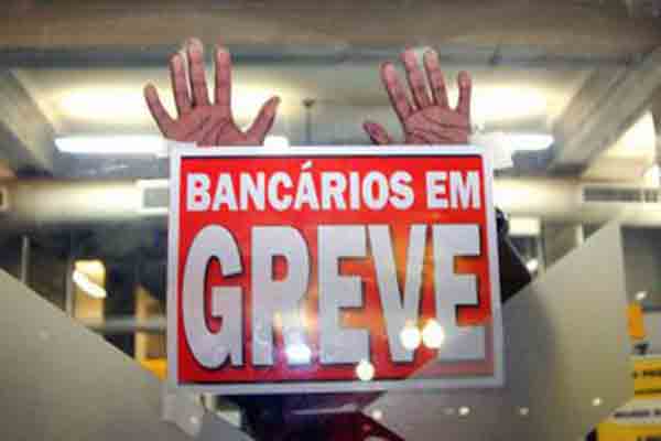 Bancários entram em greve a partir de terça-feira