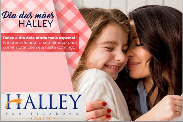 Almoço especial Dia das Mães Halley