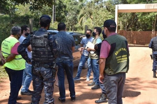 Mais uma ocupação clandestina é embargada na APA Vargem das Flores