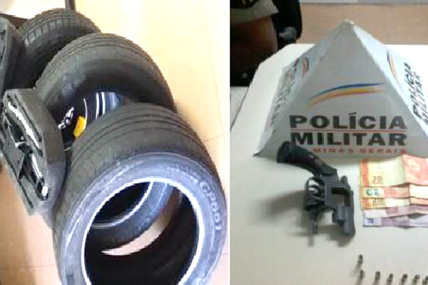 PM apreende armamentos e drogas em Contagem