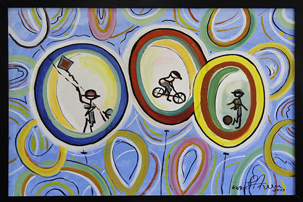Pinturas do acervo do Centro Cultural são expostas no Mercado Central