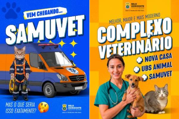 BH lança SAMU 24h, amplia rede pública veterinária e inaugura nova UBS Animal