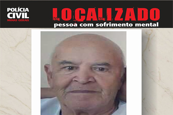 Idoso desaparecido em BH é localizado pela polícia