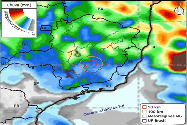 Em cinco dias, Contagem registra 194,1 mm de chuva