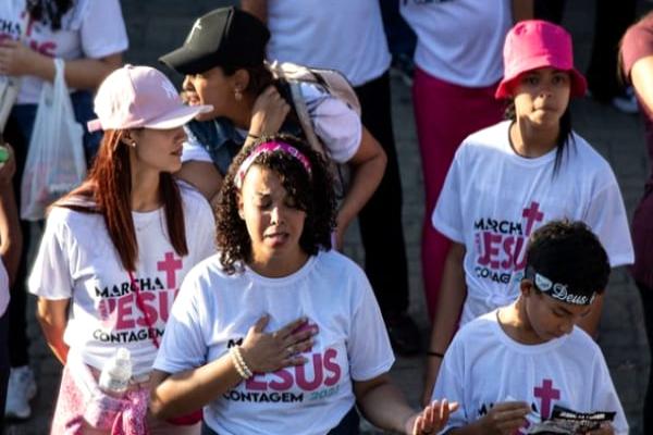 Marcha para Jesus 2025 promete emoção, fé e música em Contagem