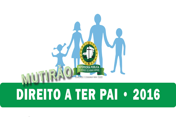 Contagem participa de mutirão Direito a ter Pai