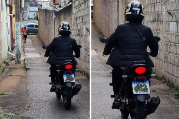 Motoqueiros continuam usando os becos criados para pedestres