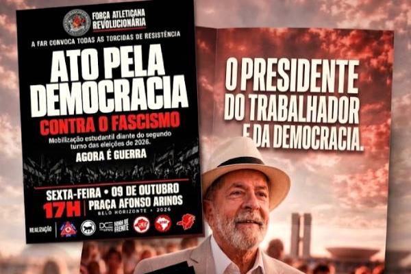 Movimento estudantil convoca Ato Pela Democracia e Contra o Fascismo 