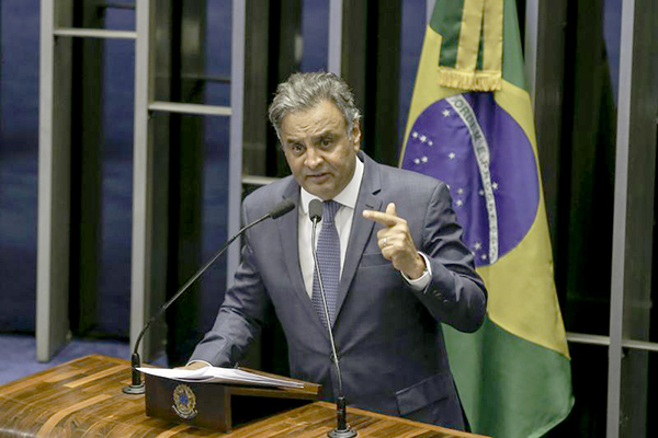 Ministro do STF quebra sigilo bancário de Aécio e Andréa Neves